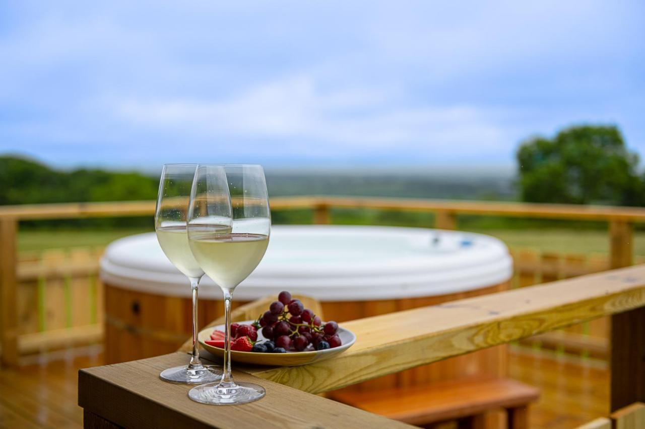 Luxury Log Cabin With A Hot Tub Stone  Exteriör bild